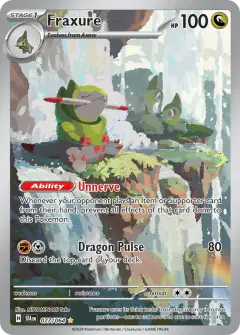 Fraxure Illustration Rare card from Shrouded Fable