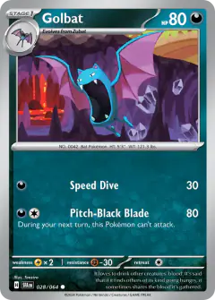 Golbat Common card from Shrouded Fable