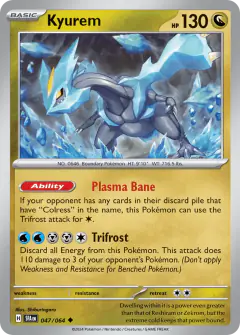 Kyurem Uncommon card from Shrouded Fable