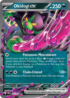 Okidogi ex Double Rare card from Shrouded Fable