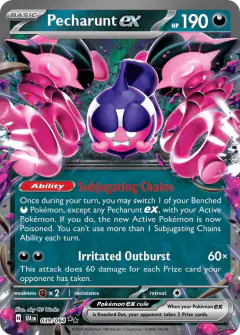 Pecharunt ex Double Rare card from Shrouded Fable