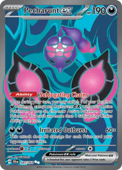 Pecharunt ex Ultra Rare card from Shrouded Fable