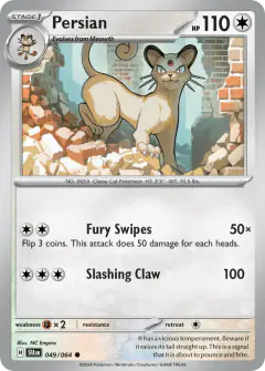 Persian Common card from Shrouded Fable