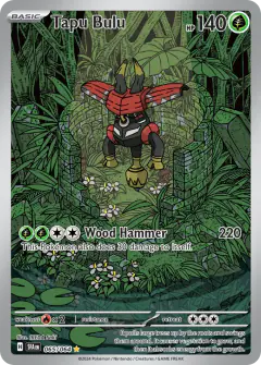 Tapu Bulu Illustration Rare card from Shrouded Fable