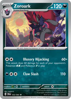 Zoroark Rare card from Shrouded Fable