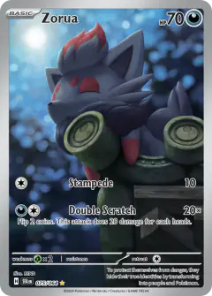 Zorua Illustration Rare card from Shrouded Fable