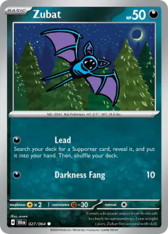 Zubat Common card from Shrouded Fable