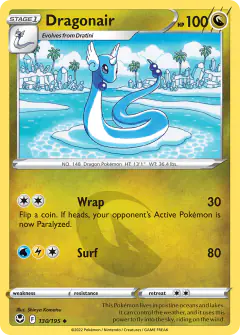 Dragonair Uncommon card from Silver Tempest