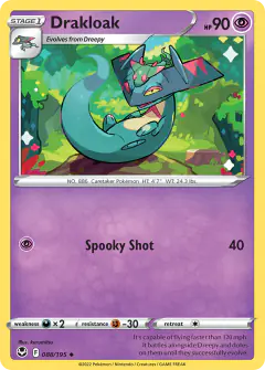 Drakloak Uncommon card from Silver Tempest