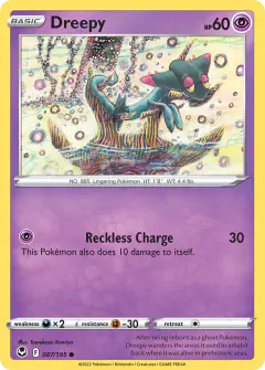 Dreepy Common card from Silver Tempest