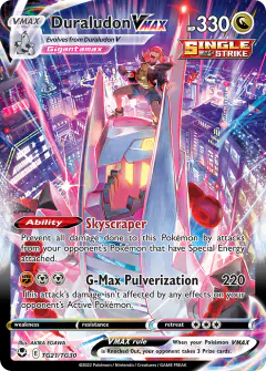 Duraludon VMAX Rare Holo VMAX card from Silver Tempest