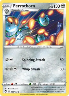 Ferrothorn Uncommon card from Silver Tempest