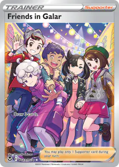 Friends in Galar Rare Ultra card from Silver Tempest