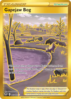 Gapejaw Bog Rare Secret card from Silver Tempest