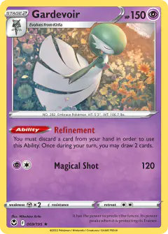 Gardevoir Rare card from Silver Tempest