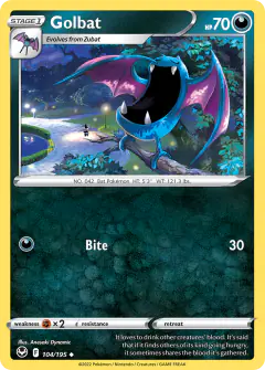 Golbat Uncommon card from Silver Tempest