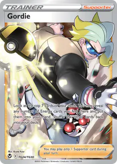 Gordie Rare Ultra card from Silver Tempest