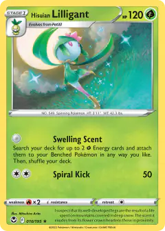 Hisuian Lilligant Rare card from Silver Tempest