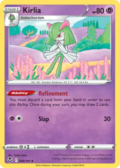 Kirlia Uncommon card from Silver Tempest