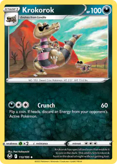 Krokorok Uncommon card from Silver Tempest