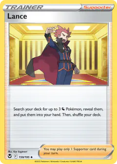 Lance Uncommon card from Silver Tempest