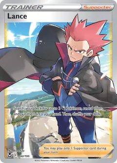 Lance Rare Ultra card from Silver Tempest