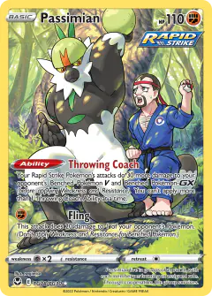 Passimian Trainer Gallery Rare Holo card from Silver Tempest