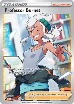Professor Burnet Rare Ultra card from Silver Tempest