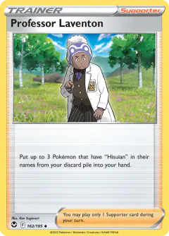 Professor Laventon Uncommon card from Silver Tempest