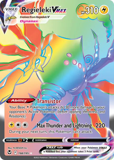 Regieleki VMAX Rare Rainbow