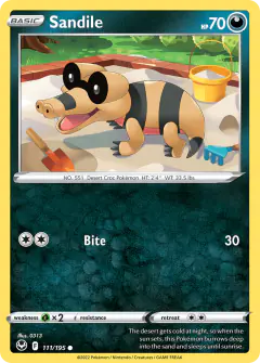 Sandile Common card from Silver Tempest