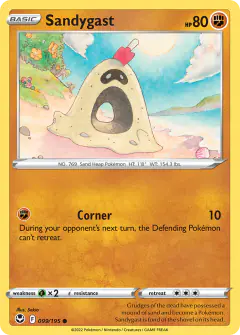 Sandygast Common card from Silver Tempest