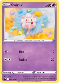 Swirlix Common card from Silver Tempest