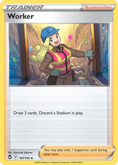 Worker Uncommon card from Silver Tempest