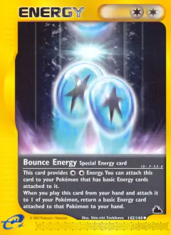 Bounce Energy Uncommon card from Skyridge