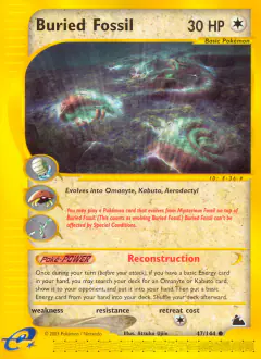 Buried Fossil Common card from Skyridge