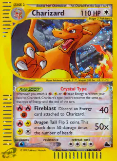 Charizard Rare Secret card from Skyridge