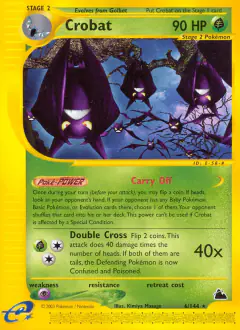 Crobat Rare card from Skyridge