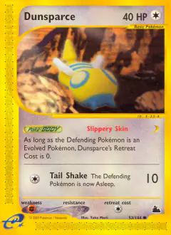 Dunsparce Common card from Skyridge