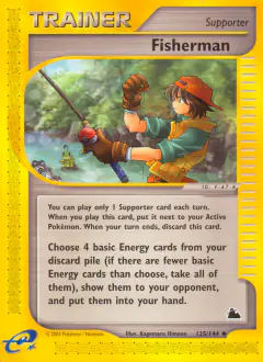 Fisherman Uncommon card from Skyridge