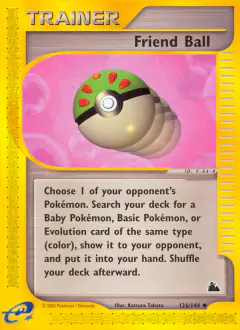 Friend Ball Uncommon card from Skyridge
