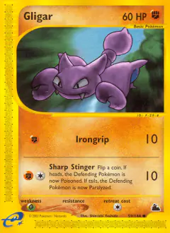 Gligar Common card from Skyridge