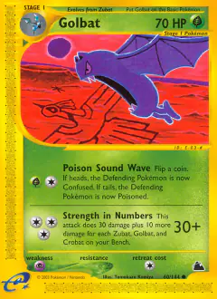 Golbat Common card from Skyridge