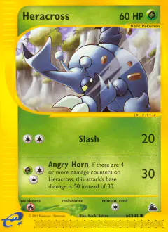 Heracross Common card from Skyridge