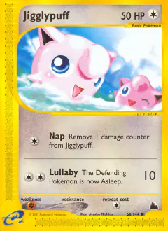 Jigglypuff Common card from Skyridge
