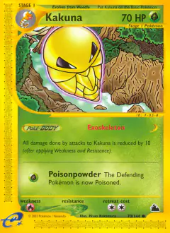 Kakuna Common card from Skyridge