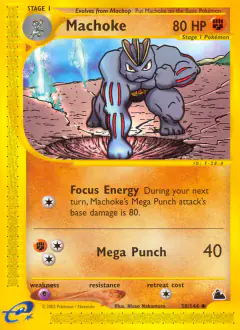 Machoke Uncommon card from Skyridge