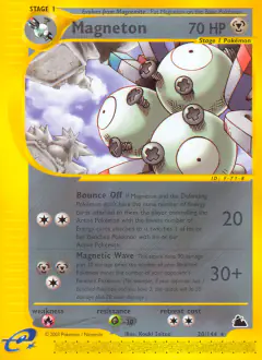 Magneton Rare card from Skyridge