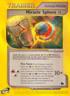Miracle Sphere α Uncommon card from Skyridge