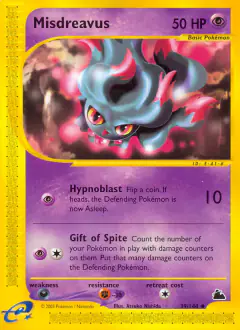 Misdreavus Uncommon card from Skyridge